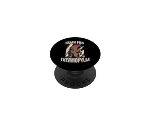 Sparta Krieger Gym Sparta Casque de Sport de Combat PopSockets PopGrip Adhésif