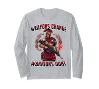 Sparta Warriors T Leonidas Soldats grecs Sparta Manche Longue