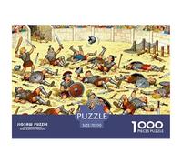 Spartacus Gladiateur Puzzle en Bois Imperméable DIY Puzzles De 1000 Pièces pour Adultes Cadeaux Défi Et Casse-tête Jeux Éducatifs