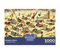 Spartacus Gladiateur Puzzle en Bois Imperméable DIY Puzzles De 1000 Pièces pour Adultes Défi Et Casse-tête Jeux Éducatifs