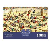 Spartacus Gladiateur Puzzle en Bois Imperméable Puzzles De 1000 Pièces pour Adultes Amusant De Décoration pour La Maison