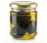 Spartacus Huile de Truffe Noire 90 ml, Truffe Entière Gourmet | Truffe entière à l'huile d'olive, condiment gastronomique pour parfumer vinaigrettes, pâtes et plats raffinés