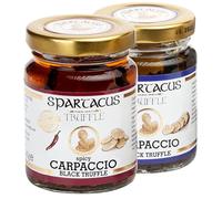 Spartacus Kit de carpaccio épicé et truffes carpaccio | Huile d'olive | Spécialités italiennes | Offrez-vous l'excellence culinaire | Truffes noires raffinées pour les gourmets