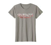 Spartacus Le thrace dans Les éclaboussures de Sang T-Shirt, Femme, Ardoise, M
