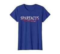 Spartacus Le thrace dans Les éclaboussures de Sang T-Shirt, Femme, Bleu Royal, S
