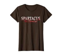 Spartacus Le thrace dans Les éclaboussures de Sang T-Shirt, Femme, Marron, M
