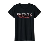 Spartacus Le thrace dans Les éclaboussures de Sang T-Shirt, Femme, Noir, M