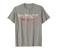 Spartacus Le thrace dans Les éclaboussures de Sang T-Shirt, Homme, Ardoise, 3XL
