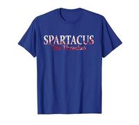 Spartacus Le thrace dans Les éclaboussures de Sang T-Shirt, Homme, Bleu Royal, L