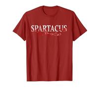 Spartacus Le thrace dans Les éclaboussures de Sang T-Shirt, Homme, Canneberge, M