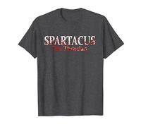 Spartacus Le thrace dans Les éclaboussures de Sang T-Shirt, Homme, Chiné Foncé, M