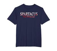 Spartacus Le thrace dans Les éclaboussures de Sang T-Shirt, Homme Grandes Tailles, Bleu Marine, 3X Tall