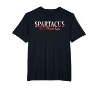 Spartacus Le thrace dans Les éclaboussures de Sang T-Shirt, Homme Grandes Tailles, Noir, 4X Tall