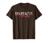 Spartacus Le thrace dans Les éclaboussures de Sang T-Shirt, Homme, Marron, M