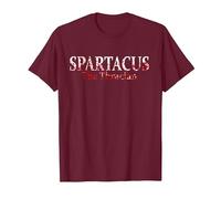 Spartacus Le thrace dans Les éclaboussures de Sang T-Shirt, Homme, Marron, M