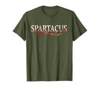 Spartacus Le thrace dans Les éclaboussures de Sang T-Shirt, Homme, Olive, M