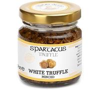 Spartacus Truffle Truffe Blanche Hachée 40 g sans arôme ajouté | Format découverte 40 g, condiment gourmet à 80% de truffe, végétalien et sans gluten, belle idée cadeau homme