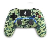 Spartan Gear - Aspis 4 Wired & Wireless Controller (Compatible with PC [wired] and Playstation 4 [wireless]) (color: Green Camo)