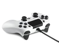 Spartan Gear Hoplite Manette Filaire, Compatible avec PC and Playstation 4, Blanc