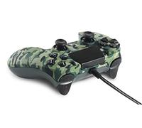 Spartan Gear Hoplite Manette Filaire, Compatible avec PC and Playstation 4, Camouflage Vert