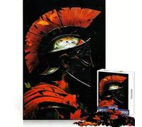Spartan in The Dark, Puzzle de 1000 pièces pour Adolescents, Jeu de logique et d'habileté, Silencieux et précis, Surprise de Noël 38x52cm