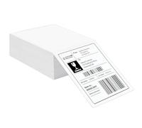 Spartan Industrial - Étiquettes thermiques directes pliées en éventail de 10,2 x 15,2 cm (200 pièces, 1 pile) - Étiquettes d'expédition imprimables, identification de colis - Compatible avec les