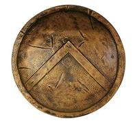 Spartan King Armor Shield 300 Grecs médiévaux Leonidas Armour New Shields 61 cm Marron, marron, adulte