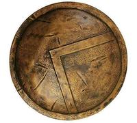 Spartan King Armor Shield 300 Grecs médiévaux Leonidas Armour New Shields Full Size Marron Finition antique
