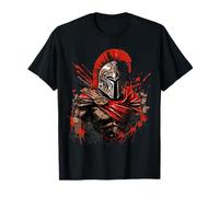 Spartan Warrior Épée de Gladiateur Romain Splash T-Shirt