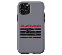 Spartanburg County South Carolina Drapeau Fin Ligne Rouge Pompier Coque pour iPhone 11 Pro