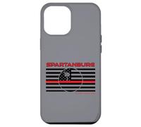 Spartanburg County South Carolina Drapeau Fin Ligne Rouge Pompier Coque pour iPhone 12 Pro Max