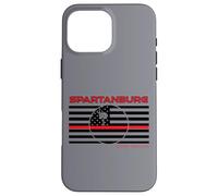 Spartanburg County South Carolina Drapeau Fin Ligne Rouge Pompier Coque pour iPhone 16 Pro Max