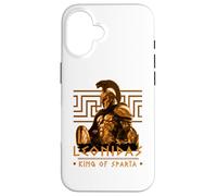 Spartans | Leonidas King of Sparte | Spartan avec Casque Coque pour iPhone 16