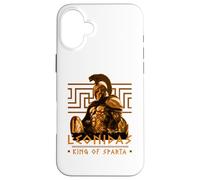 Spartans | Leonidas King of Sparte | Spartan avec Casque Coque pour iPhone 16 Plus