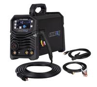 Spartus EasyCUT 40s Compressor - Coupe-plasma Inverter avec compresseur intégré et allumage pilote pour une coupe précise du métal jusqu'à 20 mm - Puissance 40 A, 230 V