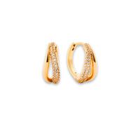 Sparv All Set Hoops Boucles d'oreilles Laiton plaqué or 13000101 - Femme - Laiton