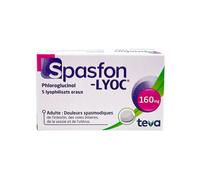 Spasfon-Lyoc 160mg Phloroglucinol Douleurs Spasmodiques 5 Lyophilisats Oraux
