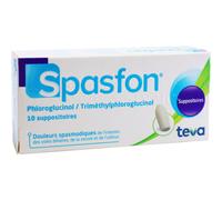 Spasfon Phloroglucinol 150mg Triméthylphloroglucinol Douleurs Spasmodiques 10 Suppositoires 150mg