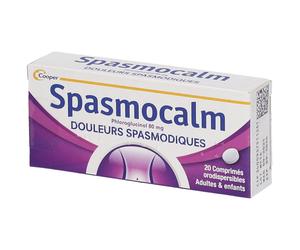 SPASMOCALM - Douleurs spasmodiques Adultes & enfants 20 comprimés orodispersibles Comprimé(S) pc(s)