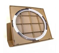 spatar String Art DIY Kit Ring M - Peinture au fil personnalisée à partir de votre propre photo - Tableau créatif à faire soi-même - Idée cadeau - Ø 53 cm