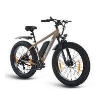 SPATIAL Vélo électrique 26"" 4 Fat Tire-Moteur 1000W-VTT Ville E-Bike- Batterie Amovible 48V 13Ah-Shimano 7 Vitesses-Jaune