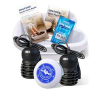SPATOES Machine de désintoxication ionique pour les pieds 3.0, spa pour les pieds à la maison, machine de nettoyage ionique pour enlever les toxines - 2 tableaux, 15 doublures de bain de pieds