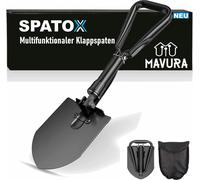 SPATOX Pelle pliante Pelle pliante Mini pelle pliante, avec pioche Pelle de camping Bêche Scie Hache Outdoor