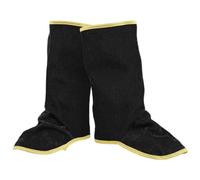 Spats de soudage | Couvoirs de botte de soudage résistant à la chaleur | Protégeurs de chaussures en cuir durables | Renforcer la garde des soudures | Équipement de sécurité à la peau de vache pour