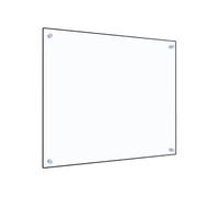 Vidaxl Dosseret De Cuisine Transparent 70x60 Cm Verre Trempé