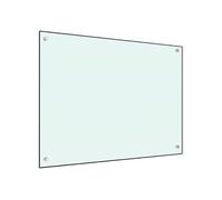 Spatscherm keuken 80x60 cm gehard glas wit249456