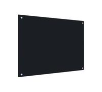 vidaXL Dosseret de cuisine Noir 80x60 cm Verre trempé