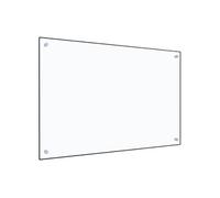Spatscherm keuken 90x60 cm gehard glas transparant249474