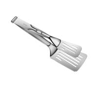 Spatula Tongs - 2 In 1 Grip And Ƒlip Egg Flipper | Non Stick Heat Resistant Kitchen Turner Tongs For Pancakes Fish Omelets Steak Frying Grilling Cooking Tool For Home Use