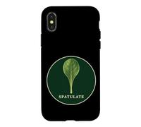 SPATULATE Feuille spatulée Botanique Coque pour iPhone X/XS